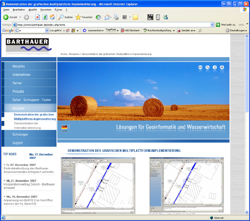 Screenshot 1 Relaunch Barthauer Software GmbH