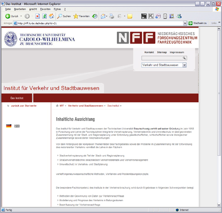 Screenshot 3 NFF Website